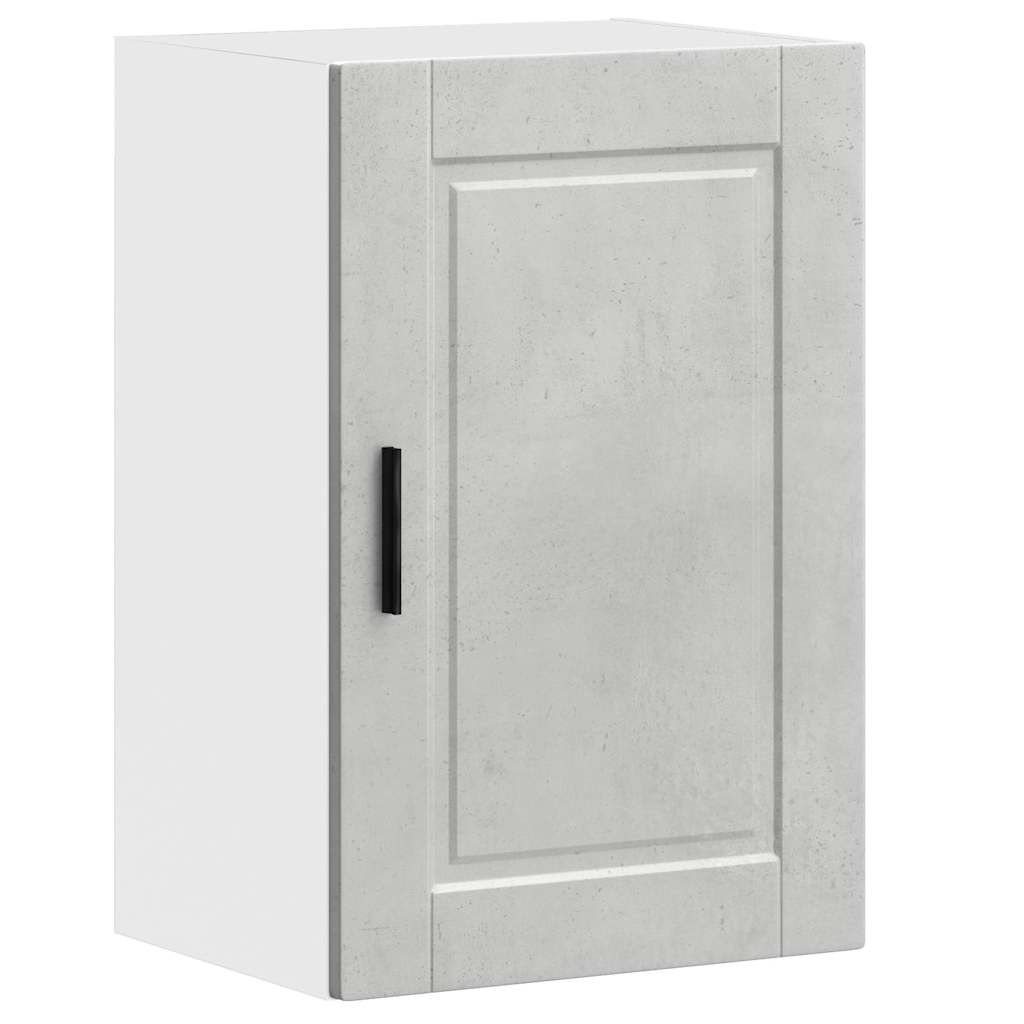 Kitchen Wall Cabinet Porto Concrete Grey Engineered Wood