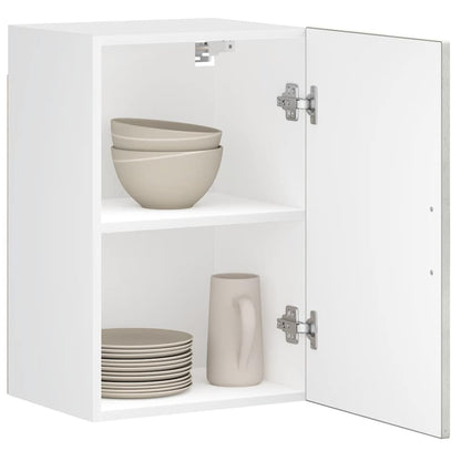 Kitchen Wall Cabinet Porto Concrete Grey Engineered Wood