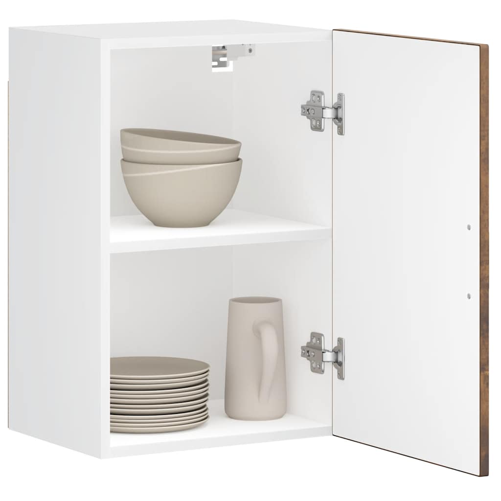 Kitchen Wall Cabinet Porto Smoked Oak Engineered Wood