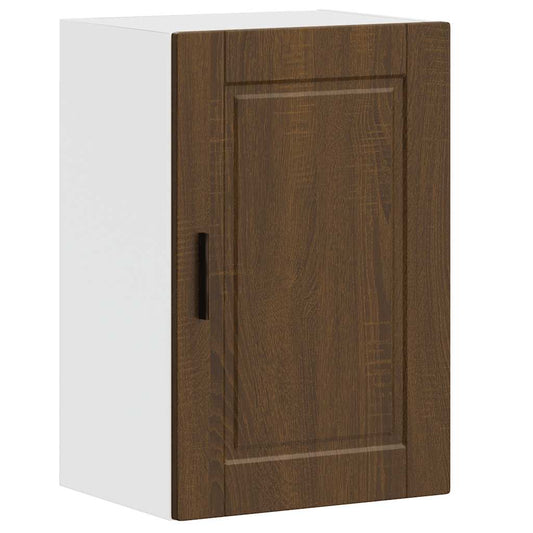 Kitchen Wall Cabinet Porto Brown Oak Engineered Wood