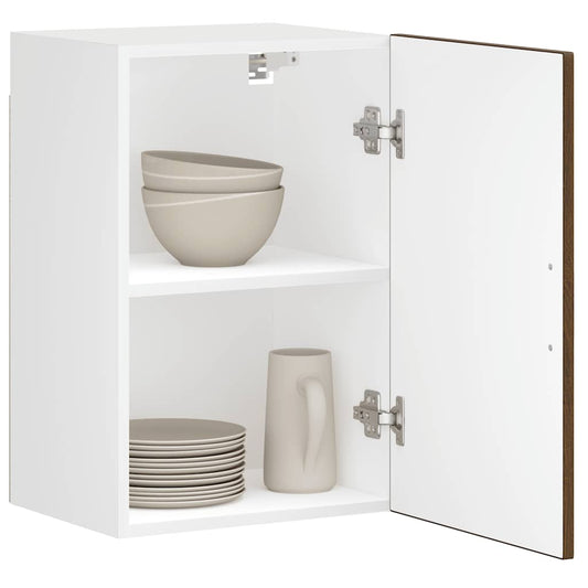 Kitchen Wall Cabinet Porto Brown Oak Engineered Wood