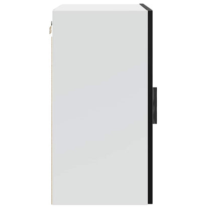 Kitchen Wall Cabinets 2 pcs Porto Black Engineered Wood
