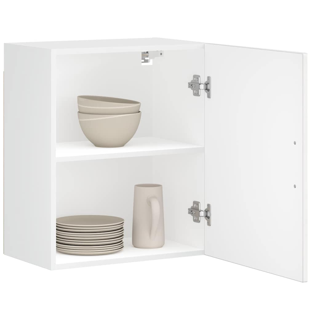Kitchen Wall Cabinet Porto High Gloss White Engineered Wood