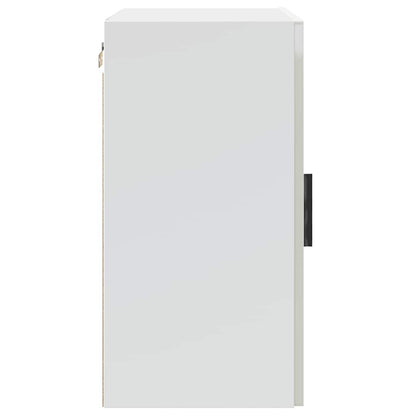 Kitchen Wall Cabinets 2 pcs Porto High Gloss White Engineered Wood
