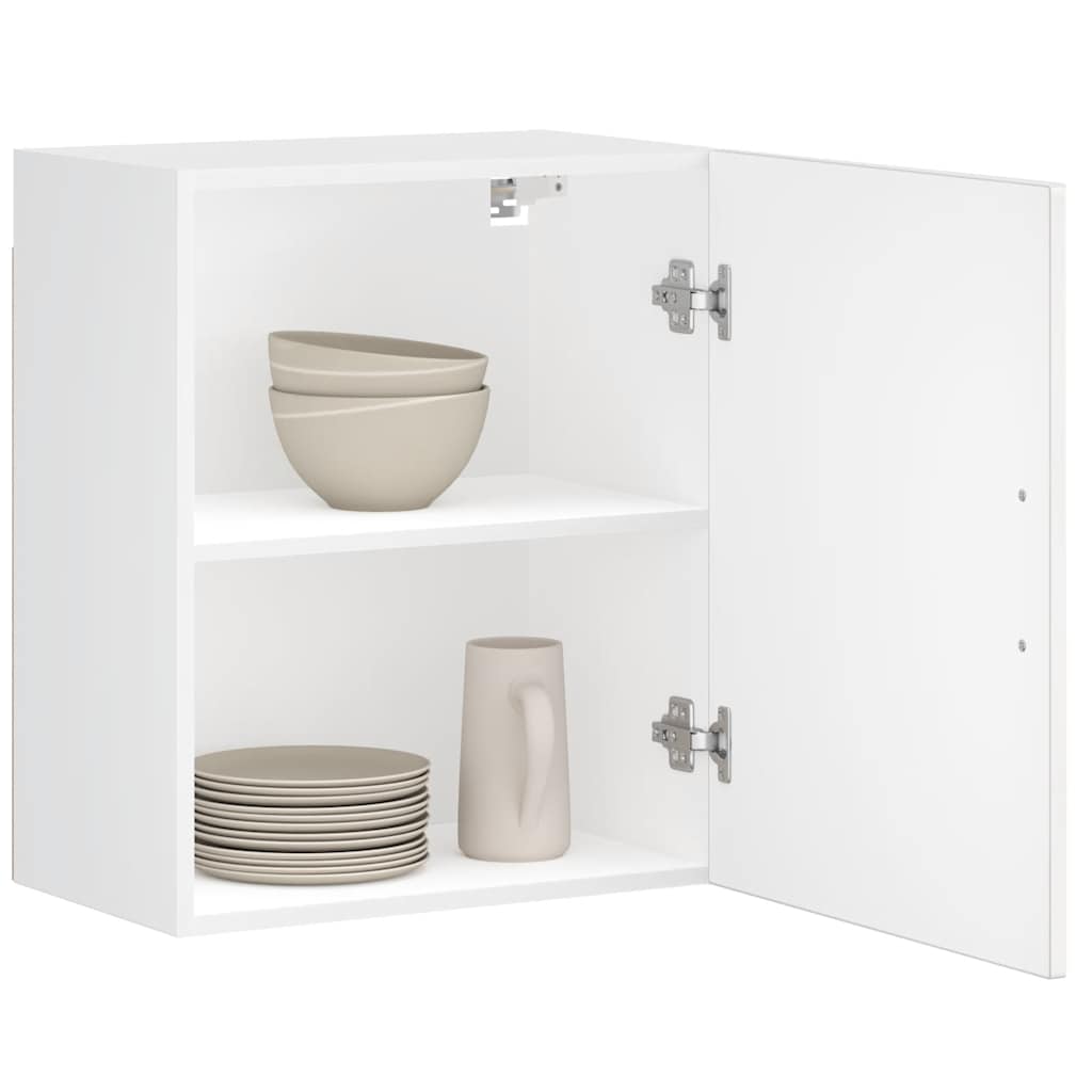 Kitchen Wall Cabinets 2 pcs Porto High Gloss White Engineered Wood