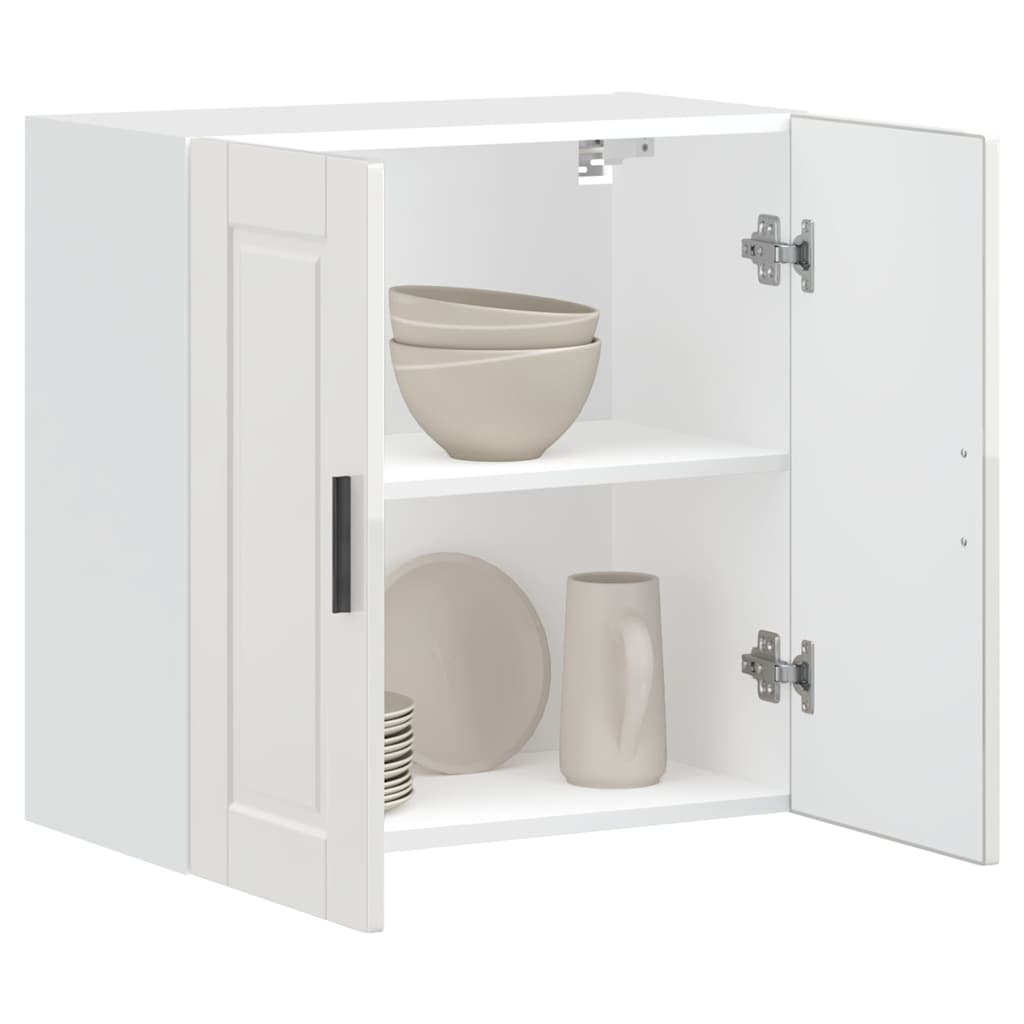 Kitchen Wall Cabinet Porto High Gloss White Engineered Wood