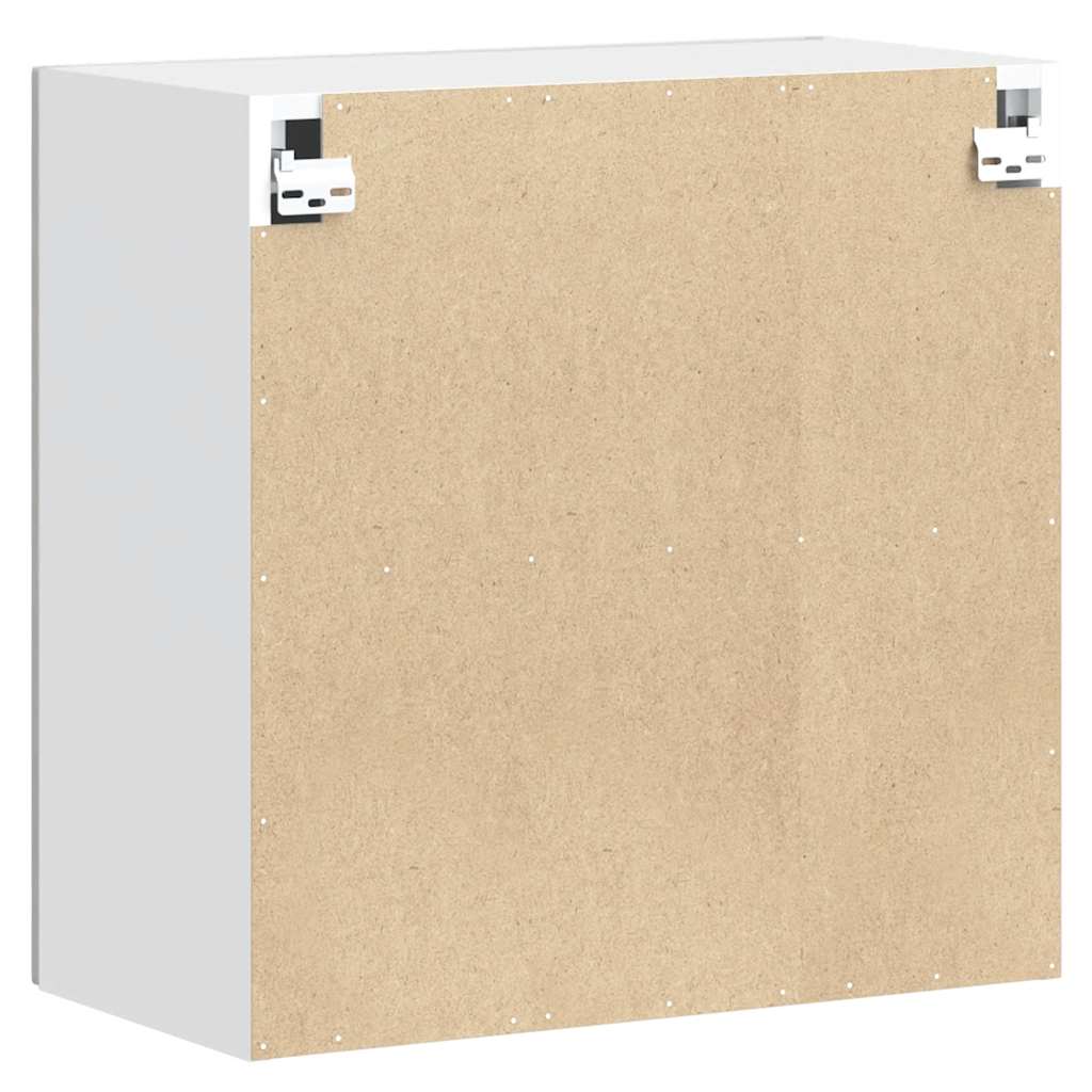 Kitchen Wall Cabinet Porto High Gloss White Engineered Wood