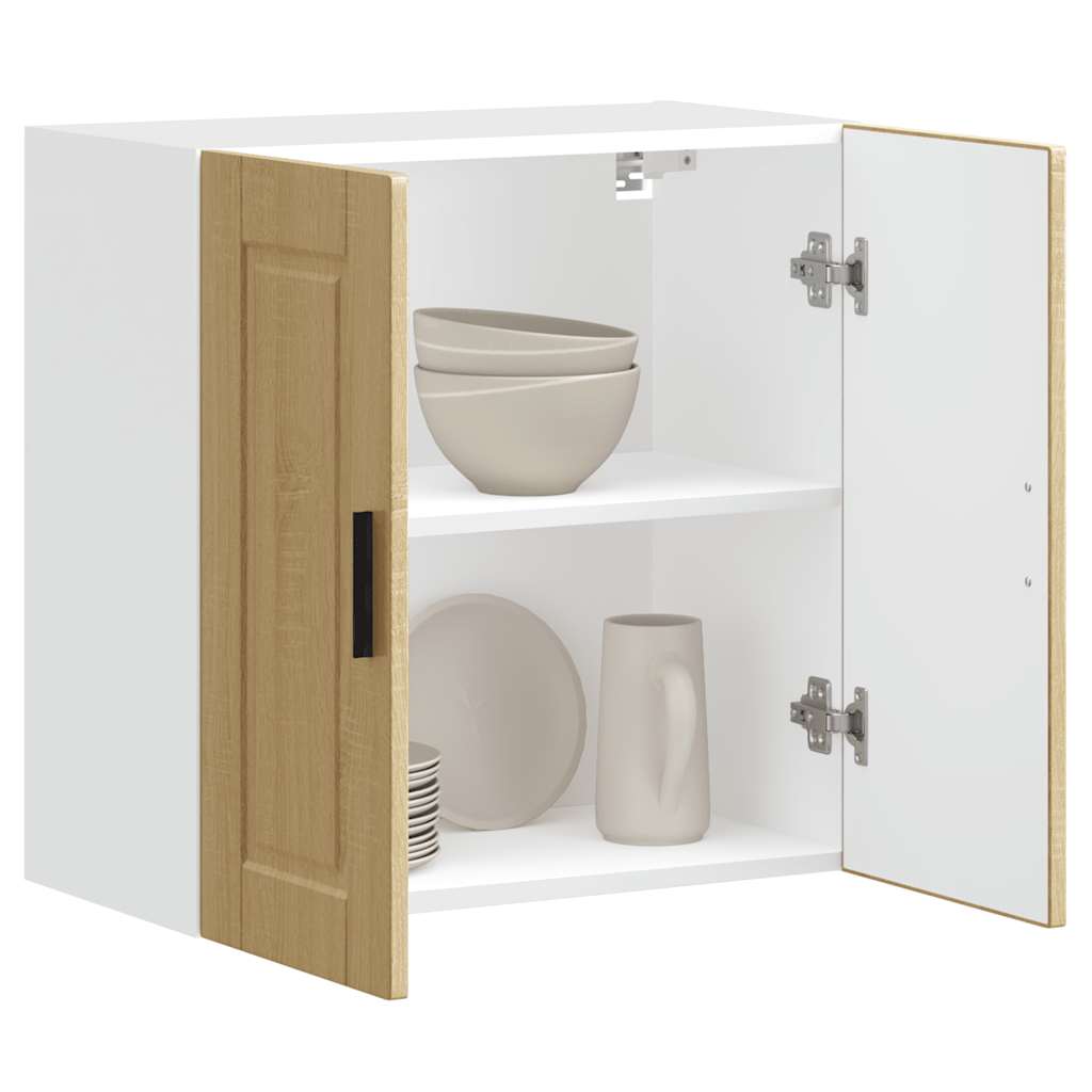 Kitchen Wall Cabinet Porto Sonoma Oak Engineered Wood