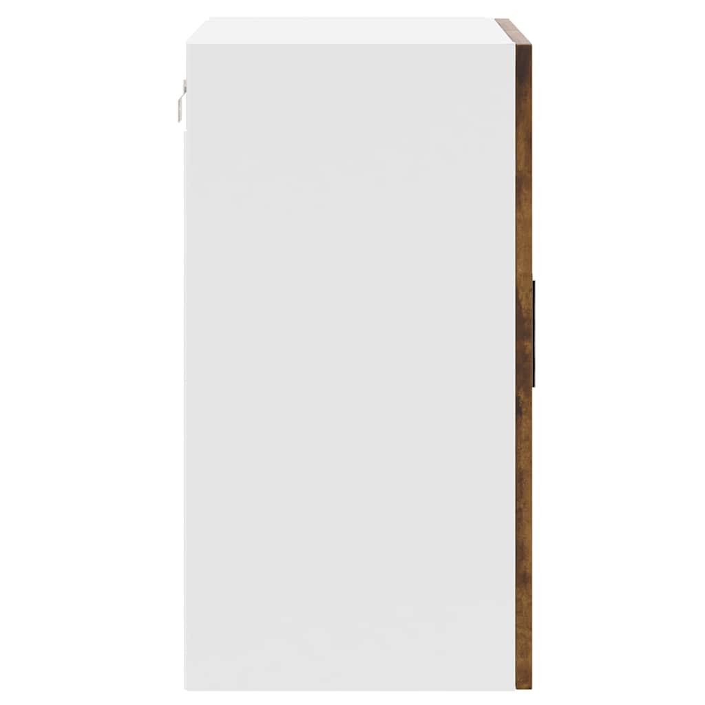 Kitchen Wall Cabinet Porto Smoked Oak Engineered Wood