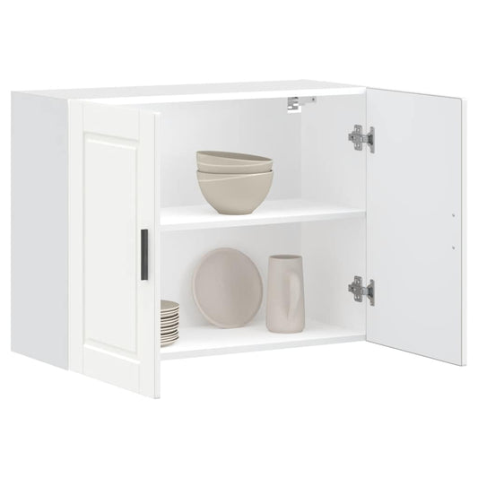 Kitchen Wall Cabinet Porto White Engineered Wood