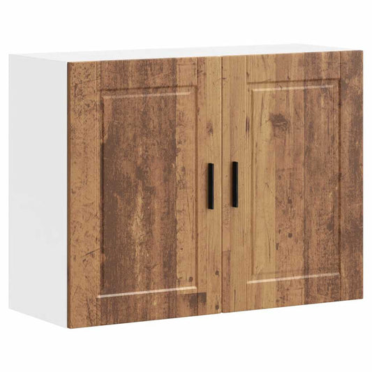 Kitchen Wall Cabinet Porto Old Wood Engineered Wood