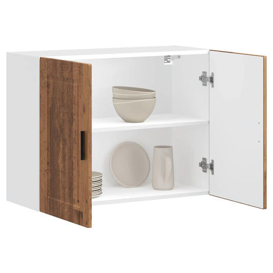 Kitchen Wall Cabinet Porto Old Wood Engineered Wood