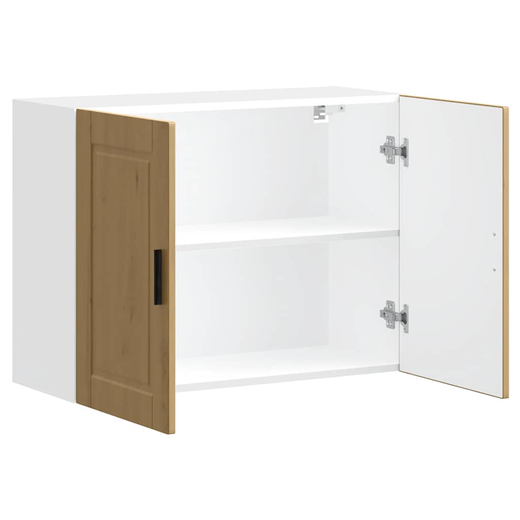 Kitchen Wall Cabinet Porto Artisan Oak Engineered Wood