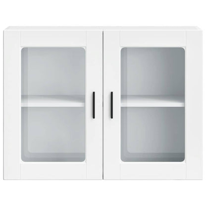 Kitchen Wall Cabinet with Glass Door Porto White