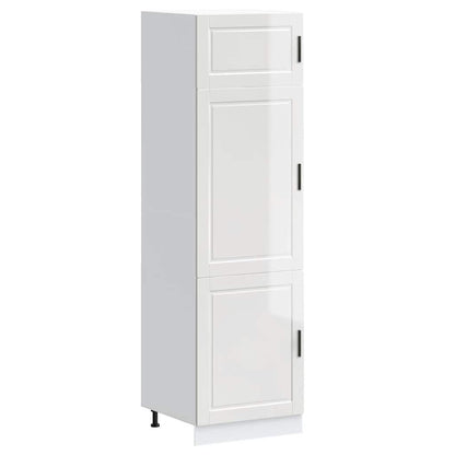 Kitchen Cupboard "Porto" High Gloss White Engineered Wood