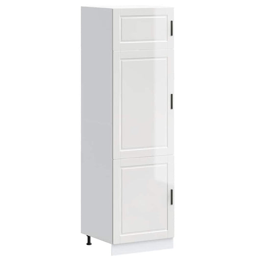 Kitchen Cupboard "Porto" High Gloss White Engineered Wood