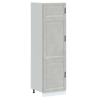 Kitchen Cupboard "Porto" Concrete Grey Engineered Wood