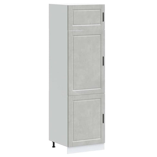 Kitchen Cupboard "Porto" Concrete Grey Engineered Wood