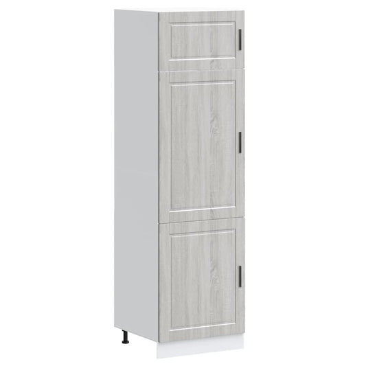 Kitchen Cupboard "Porto" Grey Sonoma Engineered Wood