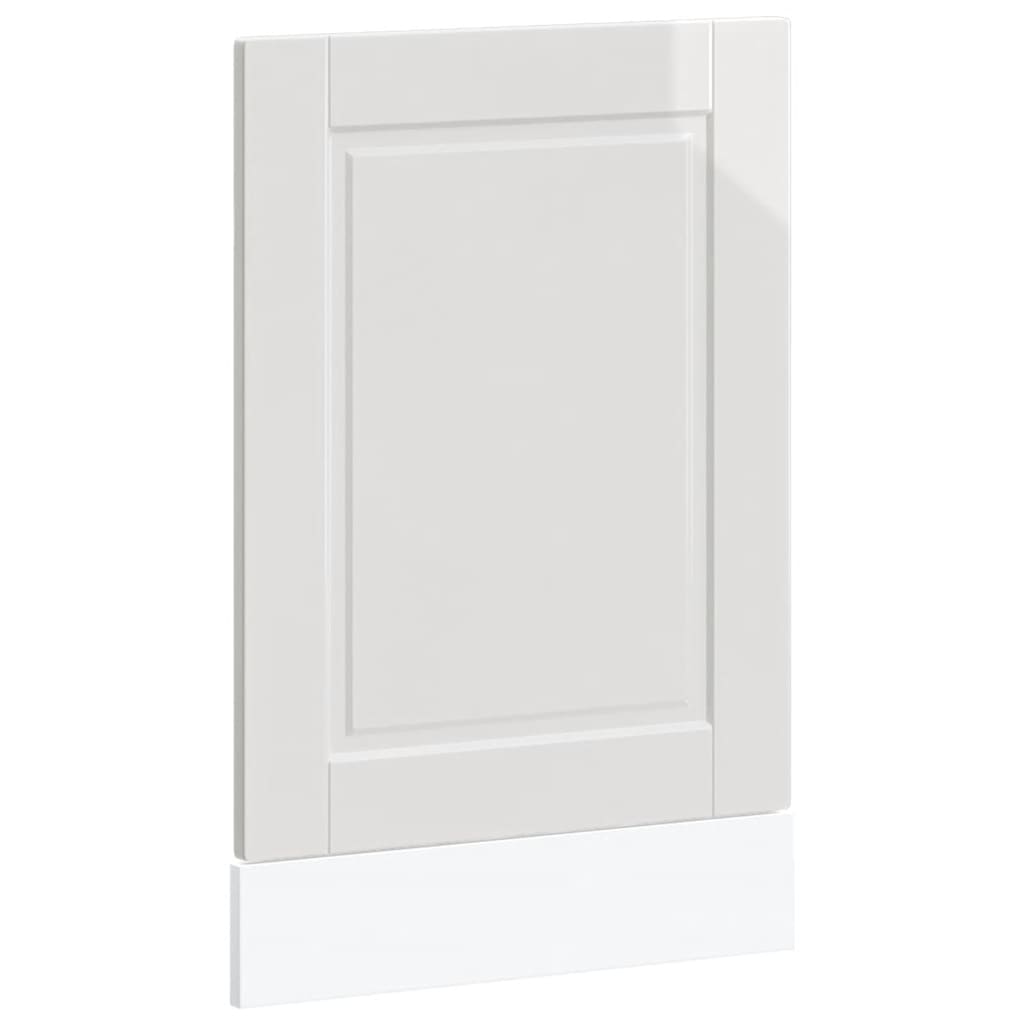 Dishwasher Panel Porto High Gloss White 45x1,5x57 cm Engineered Wood
