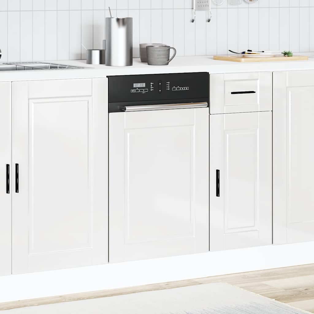 Dishwasher Panel Porto High Gloss White 45x1,5x57 cm Engineered Wood