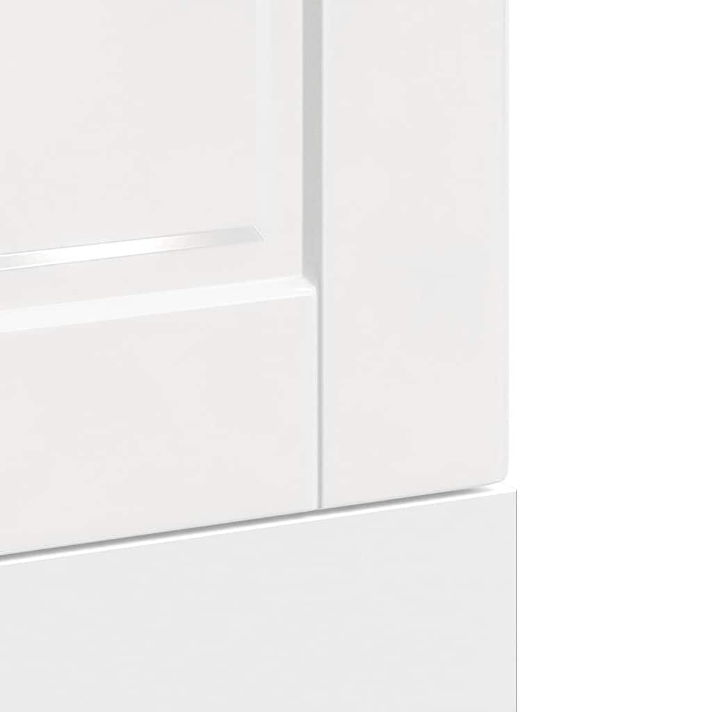 Dishwasher Panel Porto High Gloss White 45x1,5x57 cm Engineered Wood