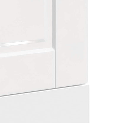 Dishwasher Panel Porto High Gloss White 45x1,5x57 cm Engineered Wood
