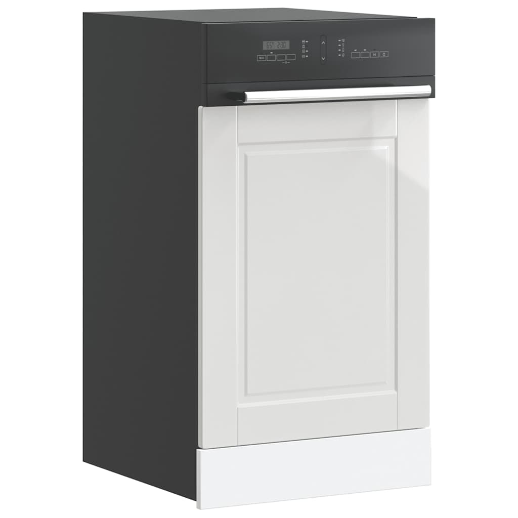 Dishwasher Panel Porto High Gloss White 45x1,5x57 cm Engineered Wood