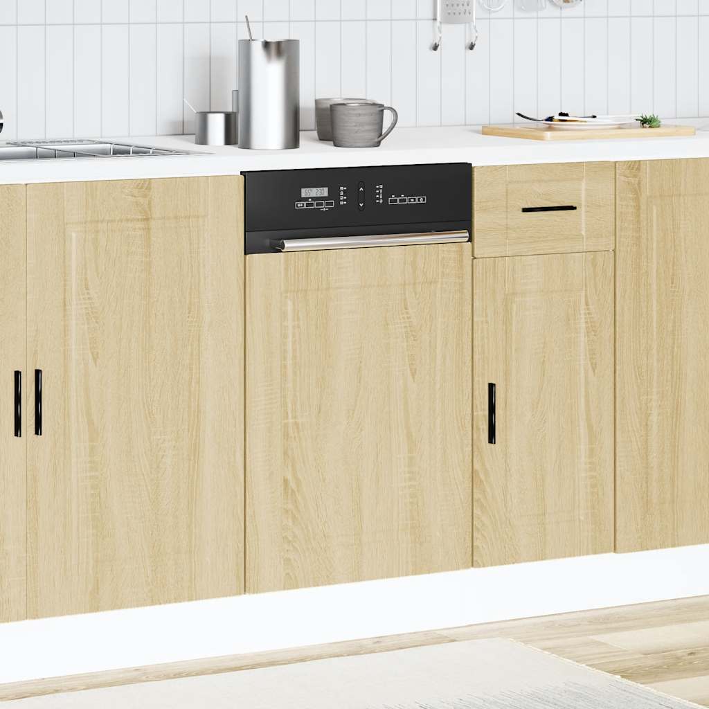Dishwasher Panel Porto Sonoma Oak 45x1,5x57 cm Engineered Wood