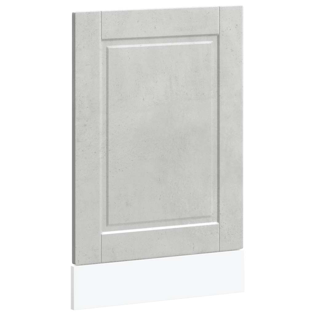 Dishwasher Panel Porto Concrete Grey 45x1,5x57 cm Engineered Wood