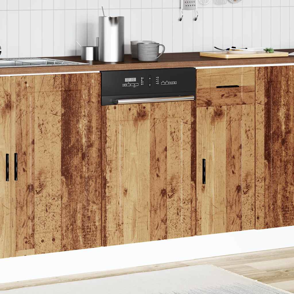 Dishwasher Panel Porto Old Wood 45x1,5x57 cm Engineered Wood
