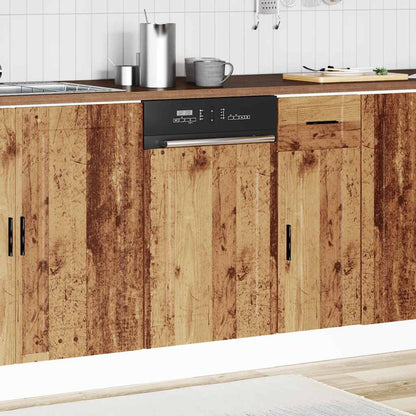 Dishwasher Panel Porto Old Wood 45x1,5x57 cm Engineered Wood