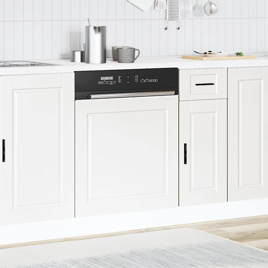 Dishwasher Panel Porto White 60x1.5x57 cm Engineered Wood