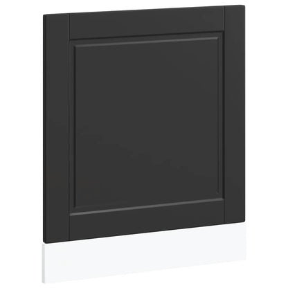 Dishwasher Panel Porto Black 60x1.5x57 cm Engineered Wood