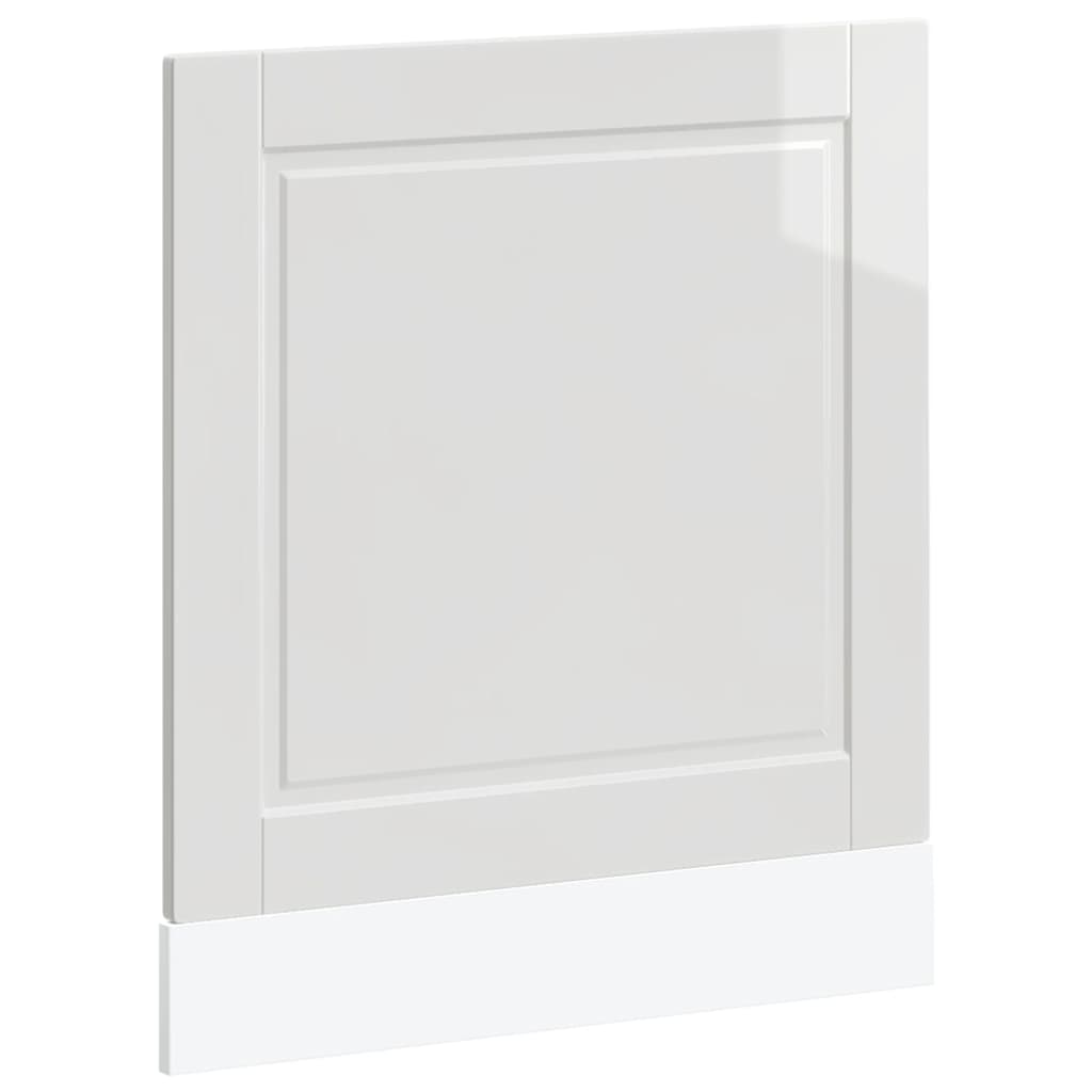 Dishwasher Panel Porto High Gloss White 60x1.5x57 cm Engineered Wood