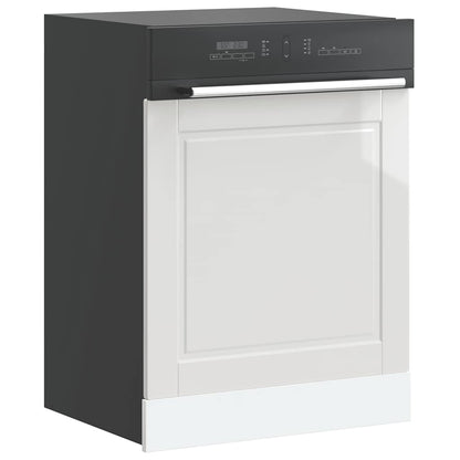 Dishwasher Panel Porto High Gloss White 60x1.5x57 cm Engineered Wood