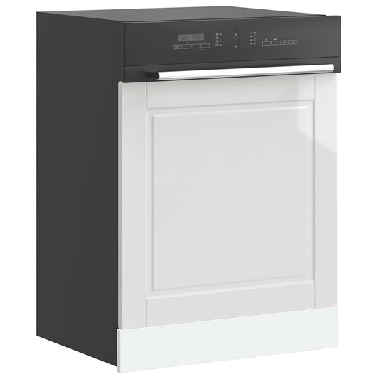 Dishwasher Panel Porto High Gloss White 60x1.5x57 cm Engineered Wood