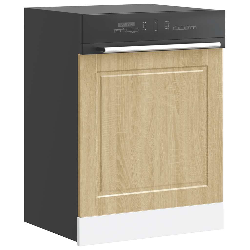 Dishwasher Panel Porto Sonoma Oak 60x1.5x57 cm Engineered Wood