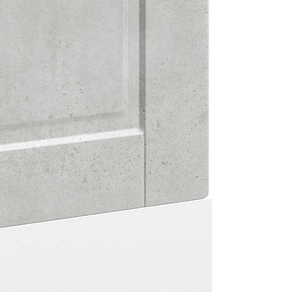 Dishwasher Panel Porto Concrete Grey 60x1.5x57 cm Engineered Wood