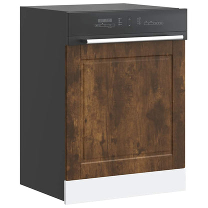 Dishwasher Panel Porto Smoked Oak 60x1.5x57 cm Engineered Wood