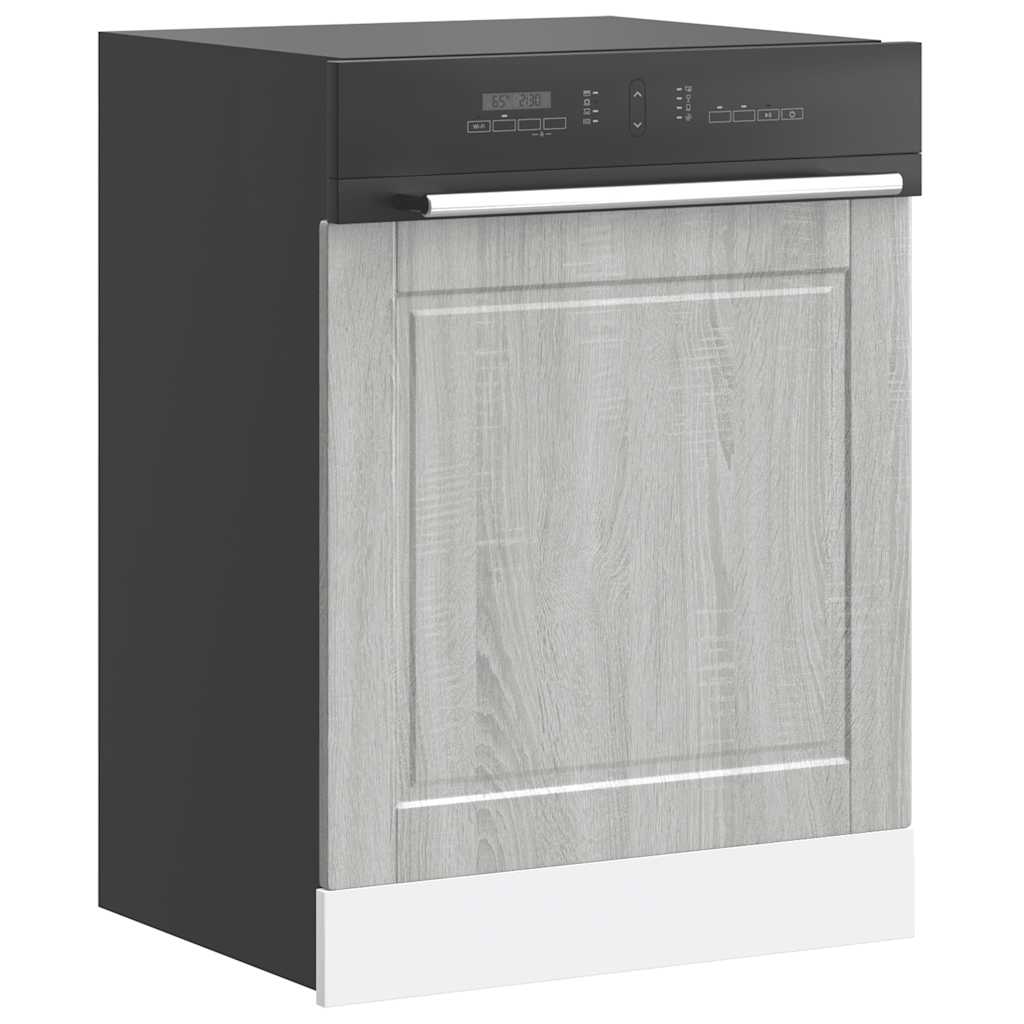 Dishwasher Panel Porto Grey Sonoma 60x1.5x57 cm Engineered Wood