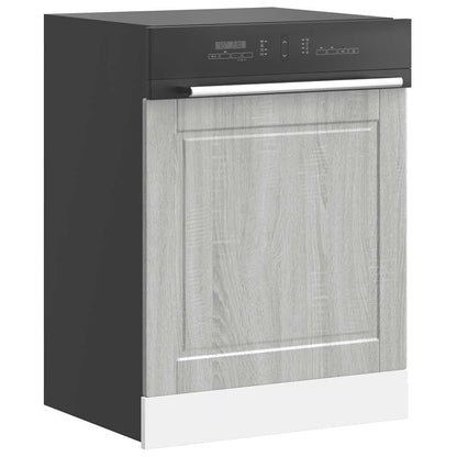Dishwasher Panel Porto Grey Sonoma 60x1.5x57 cm Engineered Wood