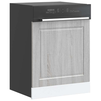 Dishwasher Panel Porto Grey Sonoma 60x1.5x57 cm Engineered Wood