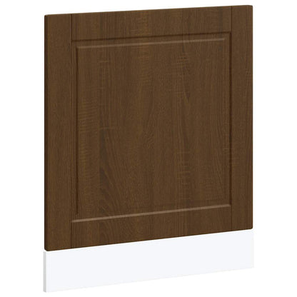 Dishwasher Panel Porto Brown Oak 60x1.5x57 cm Engineered Wood