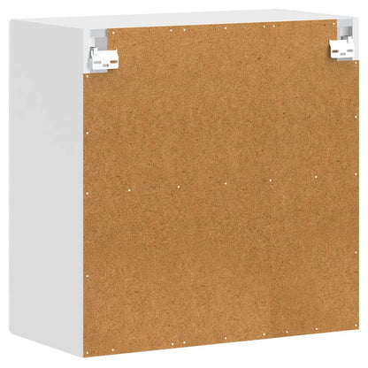 Kitchen Wall Cabinet with Glass Door Porto High Gloss White