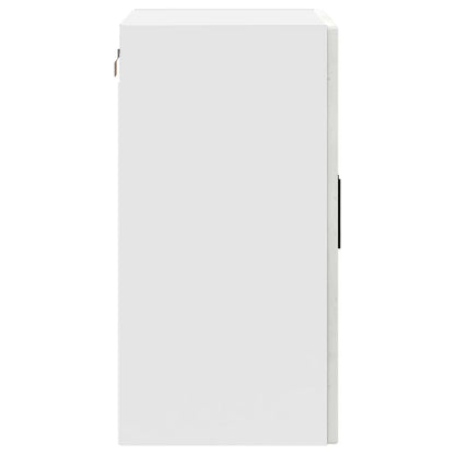 Kitchen Wall Cabinet with Glass Door Porto Concrete Grey