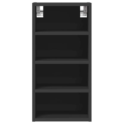 Hanging Cabinet Riga Black 30x29.5x60 cm Engineered Wood