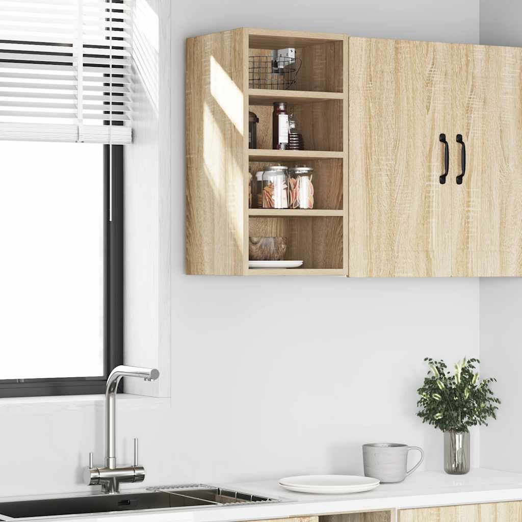 Hanging Cabinet Riga Sonoma Oak 30x29.5x60 cm Engineered Wood