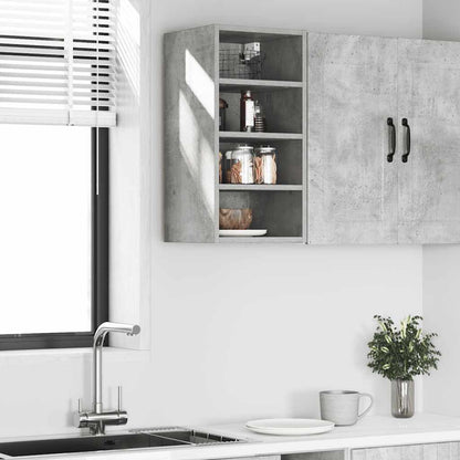 Hanging Cabinet Riga Concrete Grey 30x29.5x60 cm Engineered Wood