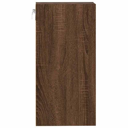 Hanging Cabinet Riga Brown Oak 30x29.5x60 cm Engineered Wood